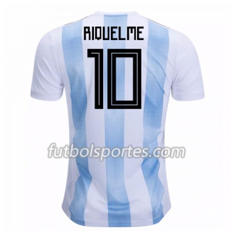 Camisetas Argentina Riquelme 10 Primera Equipacion Mundial 2018